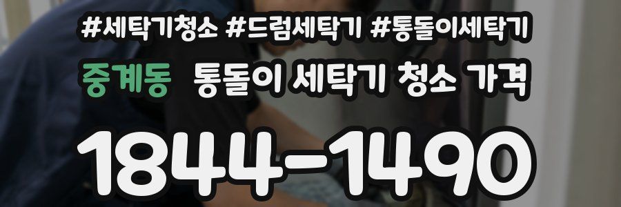 중계동 통돌이 세탁기 청소 가격