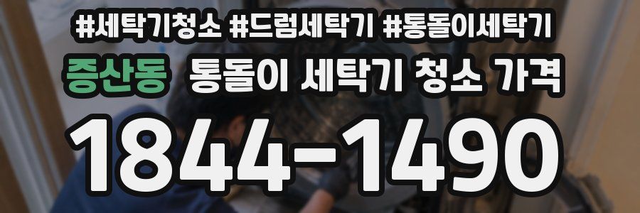 증산동 통돌이 세탁기 청소 가격