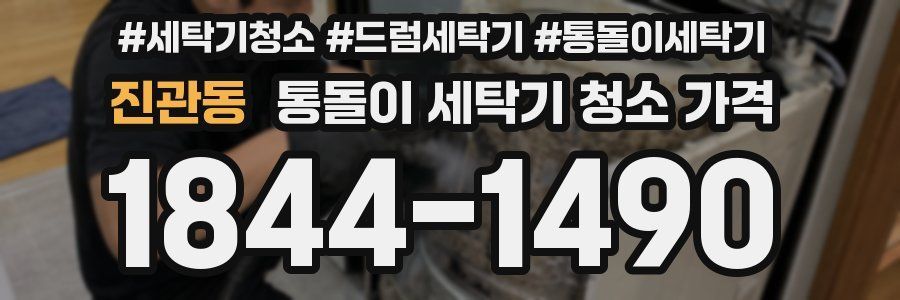 진관동 통돌이 세탁기 청소 가격