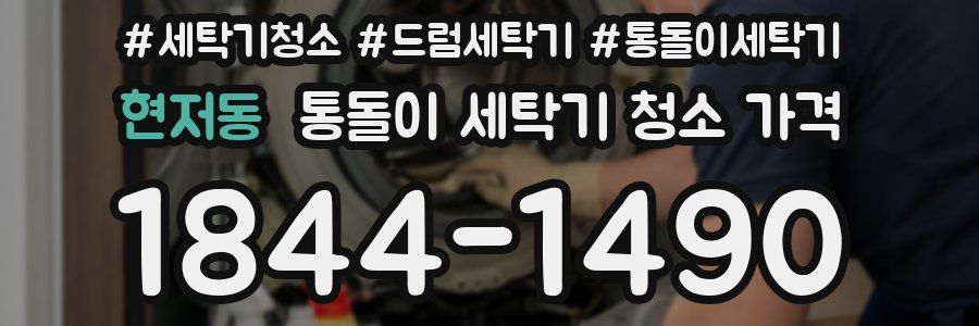 현저동 통돌이 세탁기 청소 가격