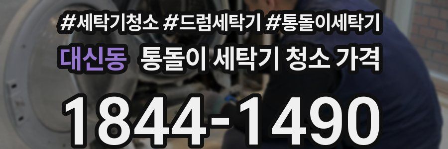 대신동 통돌이 세탁기 청소 가격
