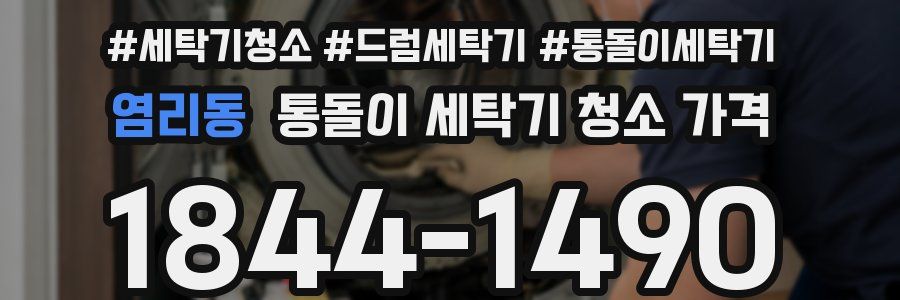 염리동 통돌이 세탁기 청소 가격