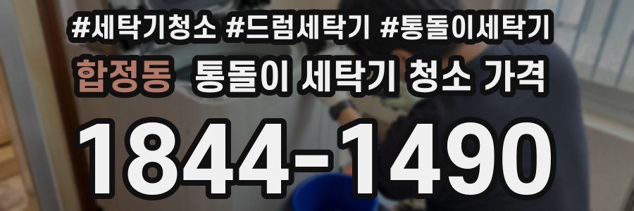 합정동 통돌이 세탁기 청소 가격