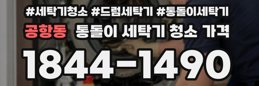 공항동 통돌이 세탁기 청소 가격