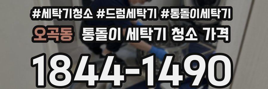 오곡동 통돌이 세탁기 청소 가격