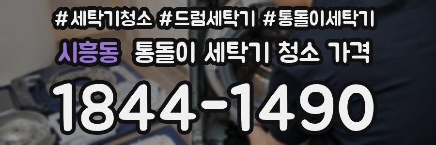 시흥동 통돌이 세탁기 청소 가격