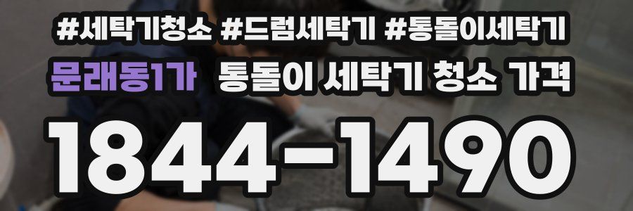 문래동1가 통돌이 세탁기 청소 가격