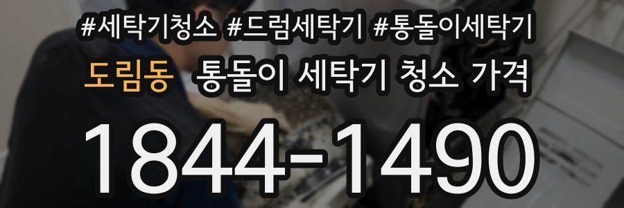 도림동 통돌이 세탁기 청소 가격