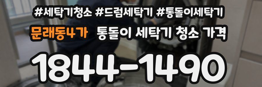 문래동4가 통돌이 세탁기 청소 가격