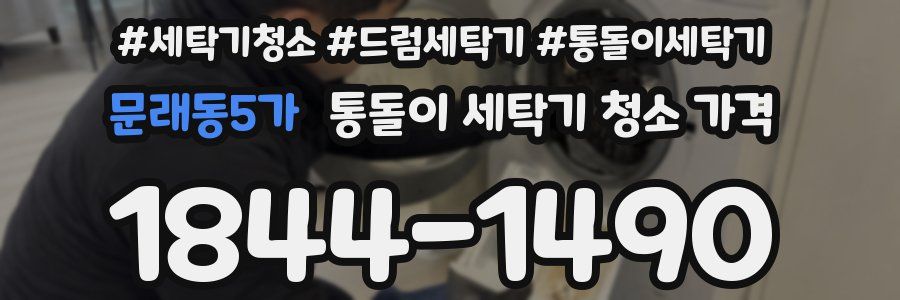 문래동5가 통돌이 세탁기 청소 가격