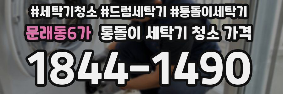 문래동6가 통돌이 세탁기 청소 가격