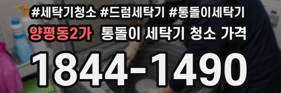 양평동2가 통돌이 세탁기 청소 가격