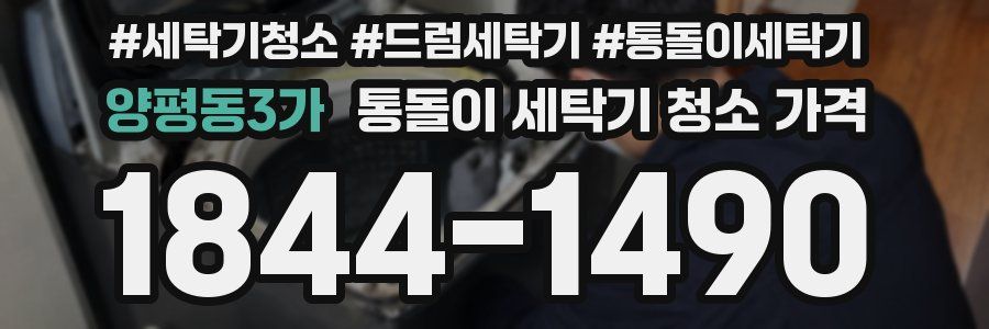 양평동3가 통돌이 세탁기 청소 가격
