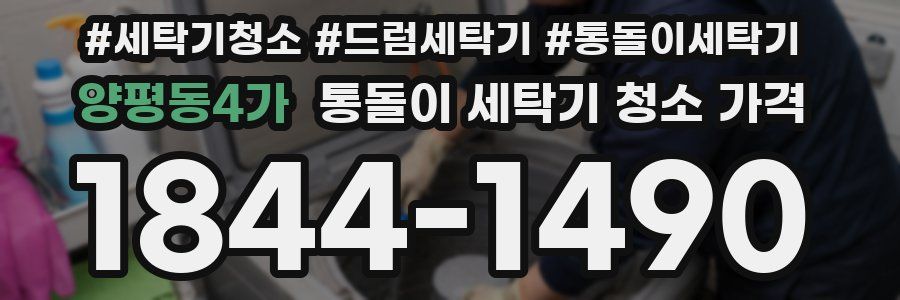양평동4가 통돌이 세탁기 청소 가격