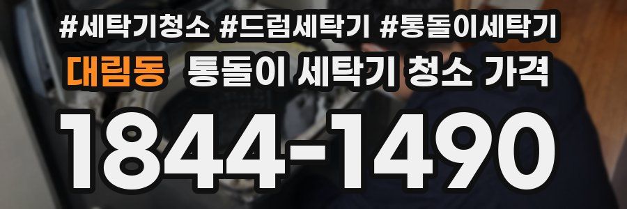 대림동 통돌이 세탁기 청소 가격