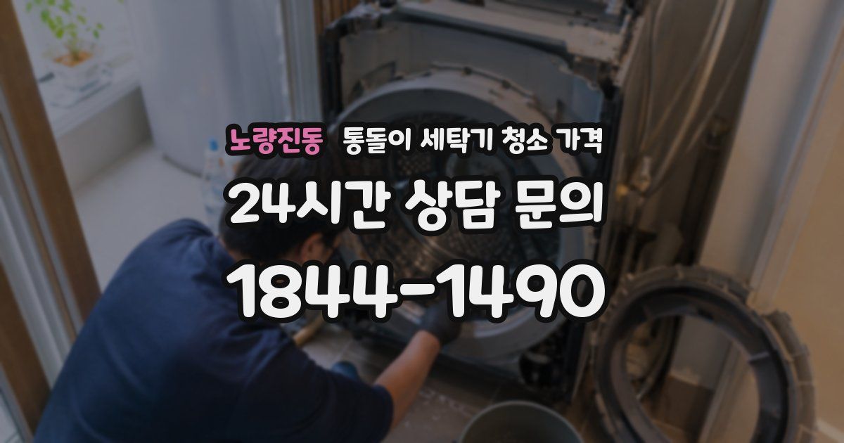노량진동 통돌이 세탁기 청소 가격