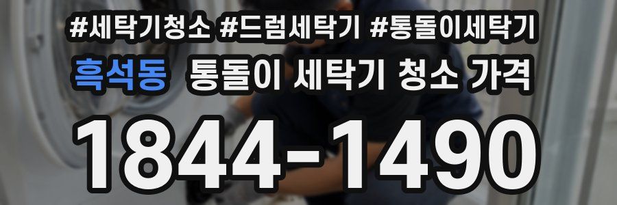 흑석동 통돌이 세탁기 청소 가격