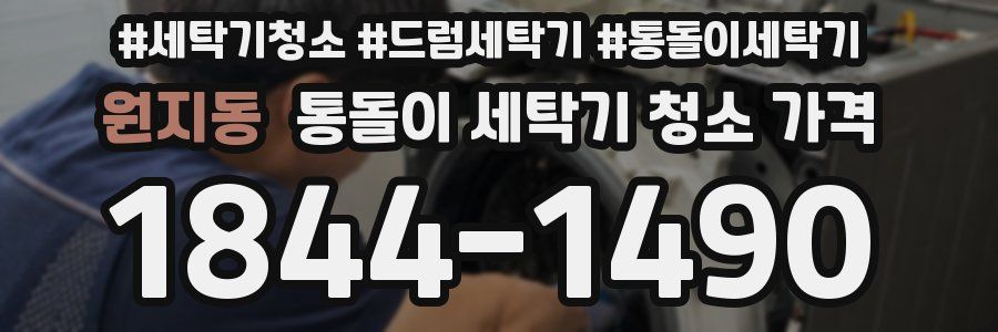 원지동 통돌이 세탁기 청소 가격