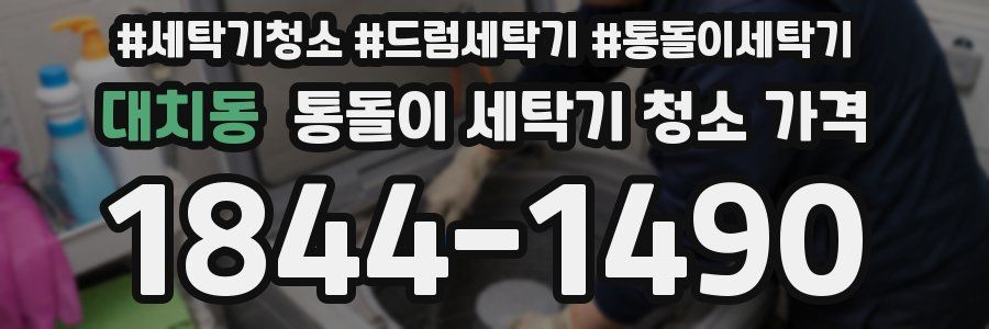 대치동 통돌이 세탁기 청소 가격