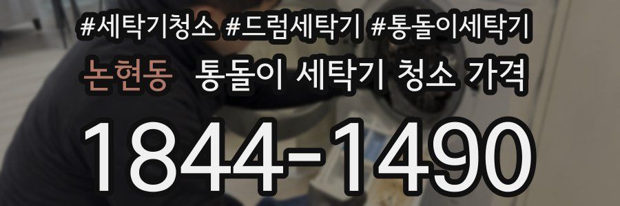 논현동 통돌이 세탁기 청소 가격