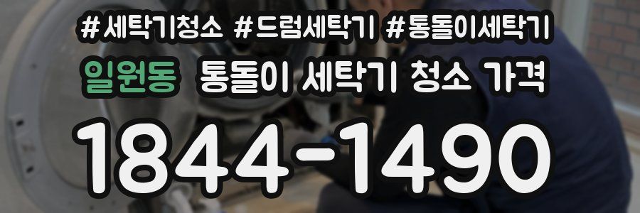 일원동 통돌이 세탁기 청소 가격