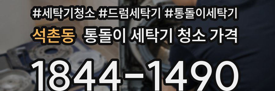 석촌동 통돌이 세탁기 청소 가격