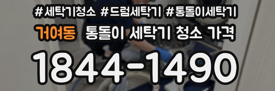 거여동 통돌이 세탁기 청소 가격