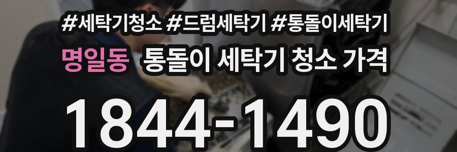 명일동 통돌이 세탁기 청소 가격
