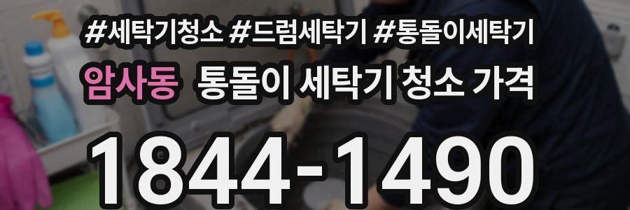 암사동 통돌이 세탁기 청소 가격
