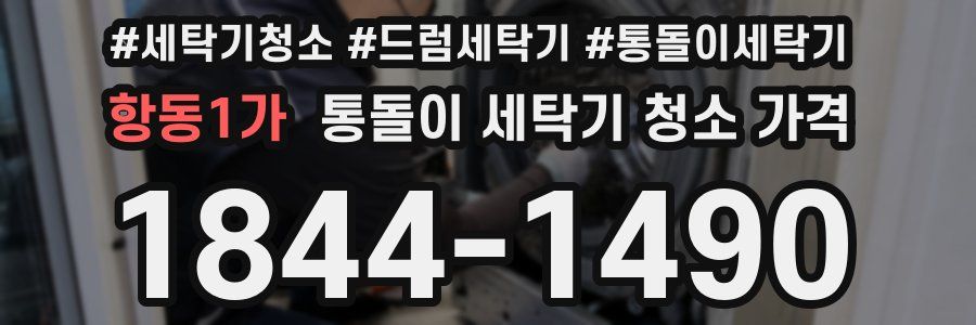 항동1가 통돌이 세탁기 청소 가격