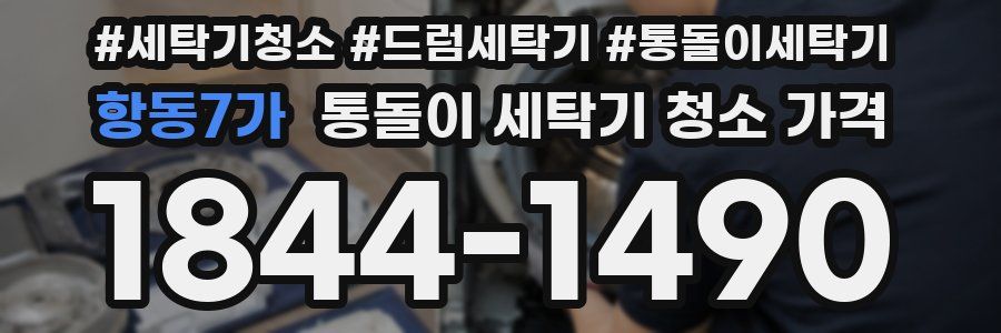 항동7가 통돌이 세탁기 청소 가격