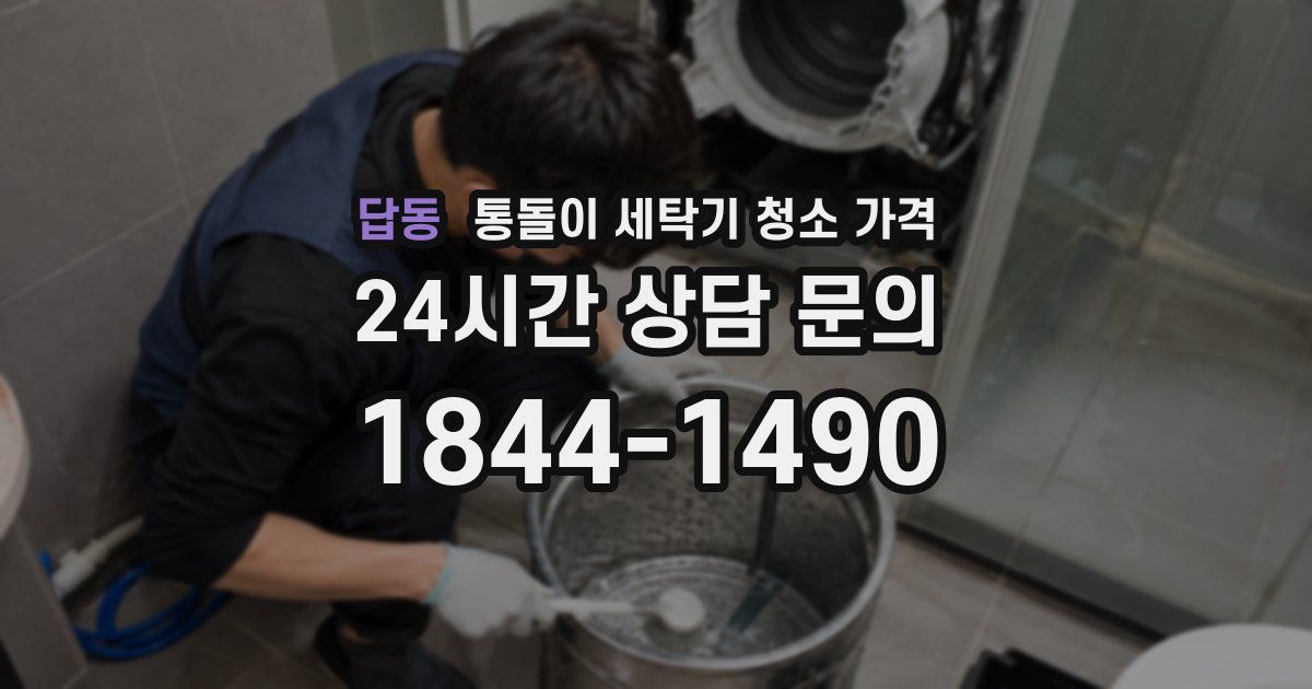 답동 통돌이 세탁기 청소 가격