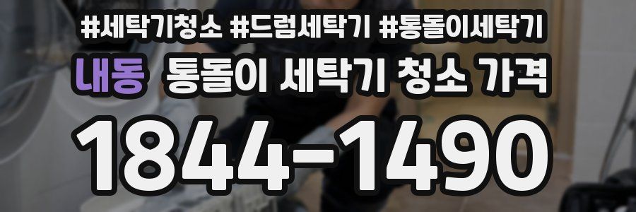 내동 통돌이 세탁기 청소 가격