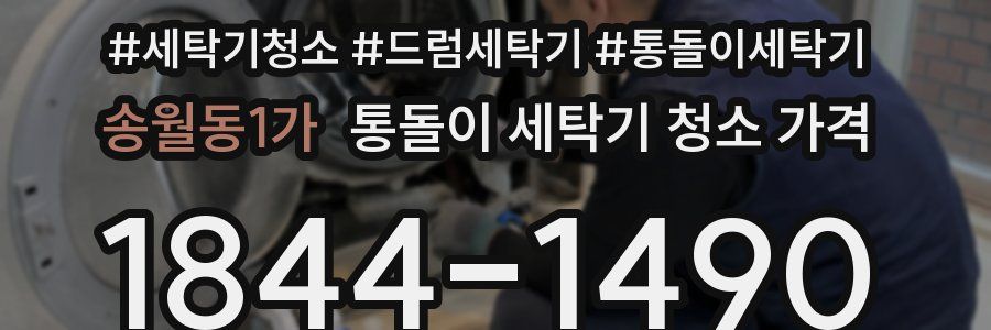 송월동1가 통돌이 세탁기 청소 가격
