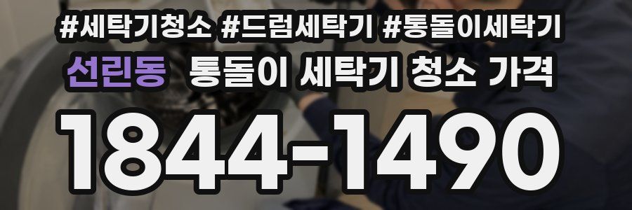 선린동 통돌이 세탁기 청소 가격