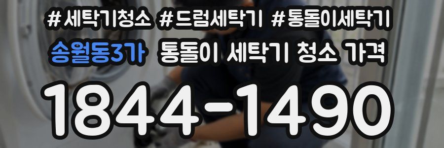 송월동3가 통돌이 세탁기 청소 가격