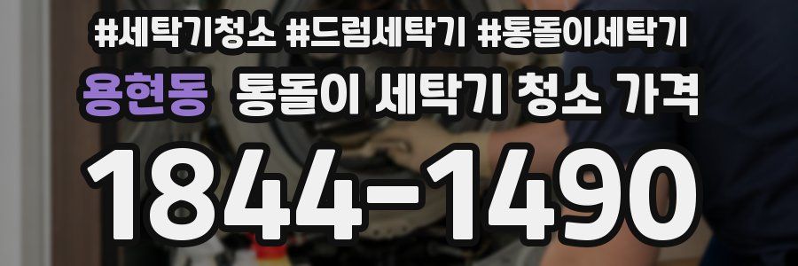 용현동 통돌이 세탁기 청소 가격