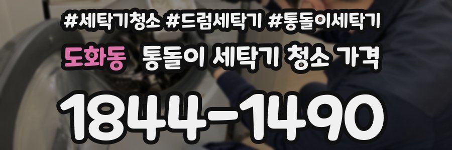 도화동 통돌이 세탁기 청소 가격