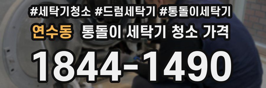 연수동 통돌이 세탁기 청소 가격