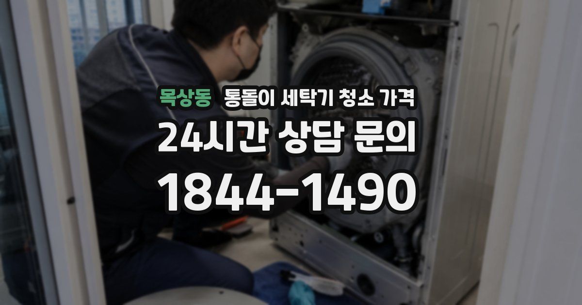 목상동 통돌이 세탁기 청소 가격