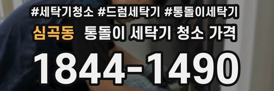 심곡동 통돌이 세탁기 청소 가격