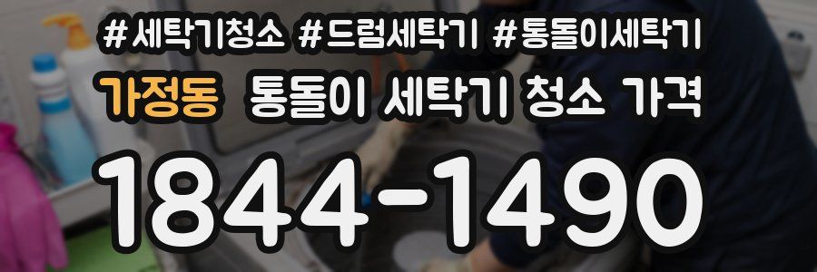 가정동 통돌이 세탁기 청소 가격