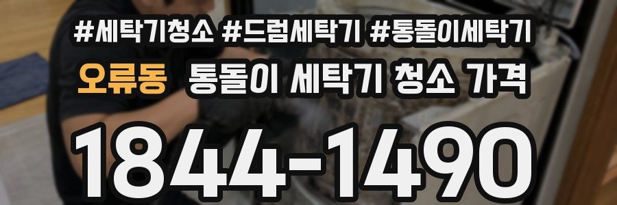 오류동 통돌이 세탁기 청소 가격