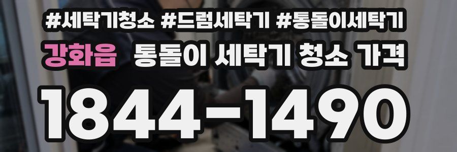 강화읍 통돌이 세탁기 청소 가격