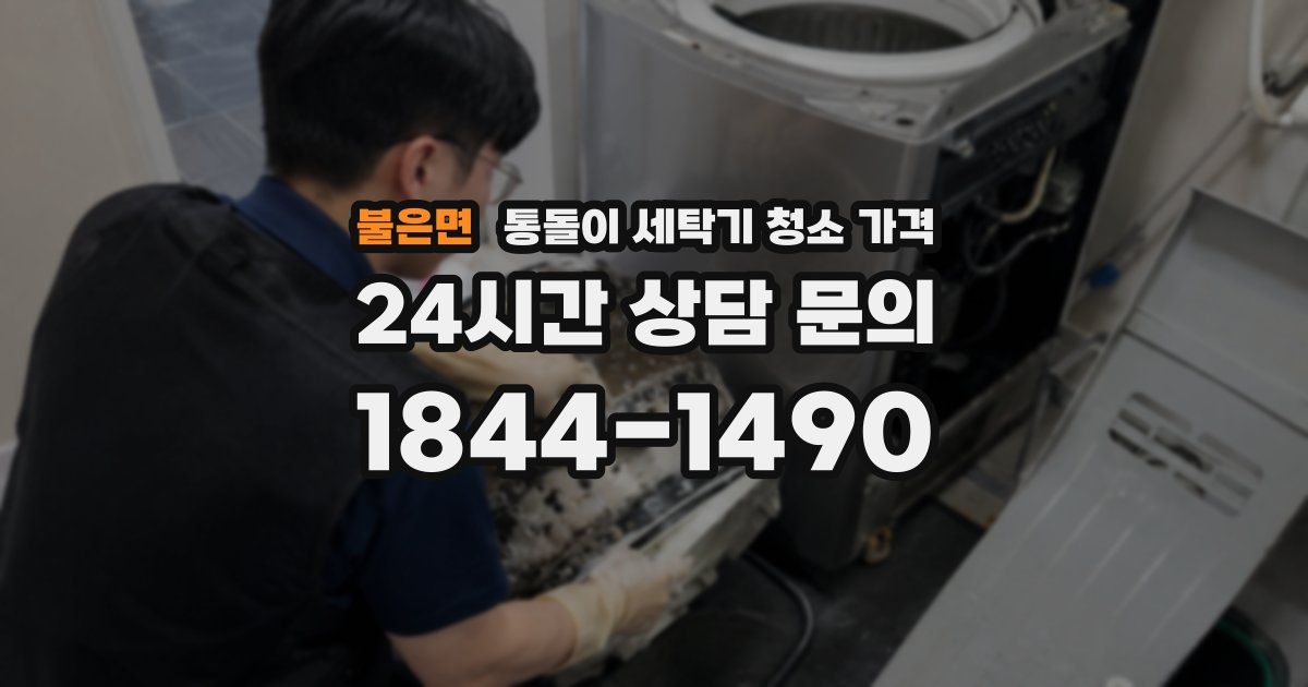 불은면 통돌이 세탁기 청소 가격