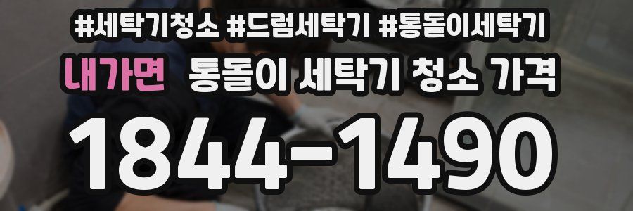 내가면 통돌이 세탁기 청소 가격