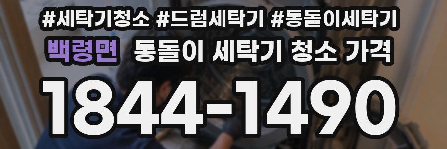 백령면 통돌이 세탁기 청소 가격