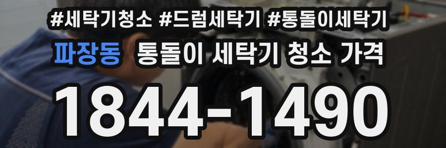 파장동 통돌이 세탁기 청소 가격