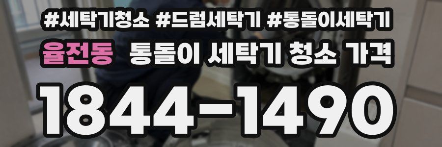 율전동 통돌이 세탁기 청소 가격