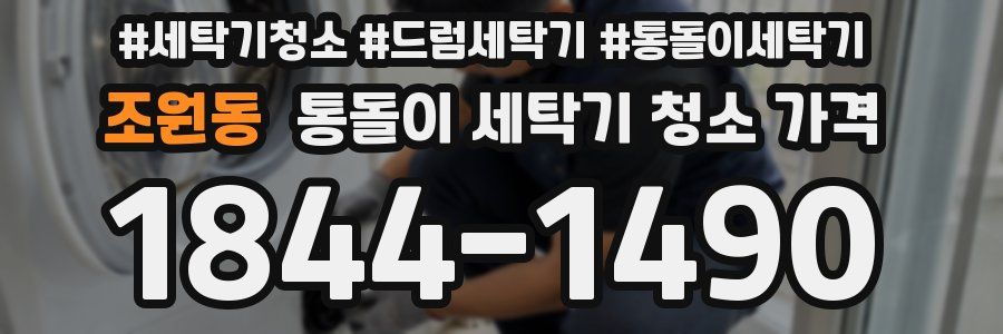 조원동 통돌이 세탁기 청소 가격